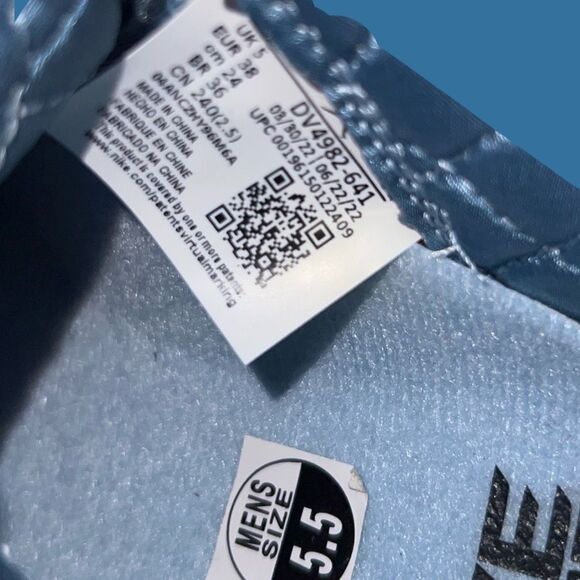 NWOB Air Jordan 5 x DJ Khaled Men's Shoes Crimson Bliss Leche Blue Size 5.5 W 7 - Picture 5 of 11